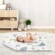 preview thumbnail 3 of 3, Sweet Jojo Designs Watercolor Dinosaur Dino Baby Boy Receiving Security Swaddle Blanket Green Blue White Modern Jurassic Animal