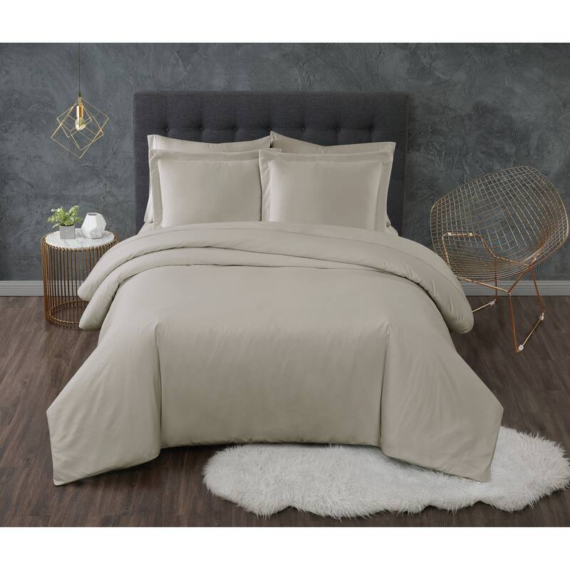 Truly Calm Antimicrobial 3 Piece Duvet Cover Set