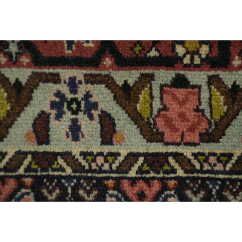 Hand Knotted Oriental 100% Wool Carpet Traditional Medallion Multi-Colored Bidjar Area Rug - 11' 6'' X 8' 2''