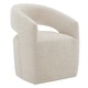 preview thumbnail 19 of 43, Joey Barrel Accent Chair with Casters for Living Room, Office, or Reading Nook