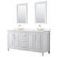 Option White, Gold Trim, White Quartz Top