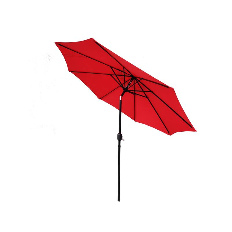 Caribbean Tropics 9' steel market umbrella
