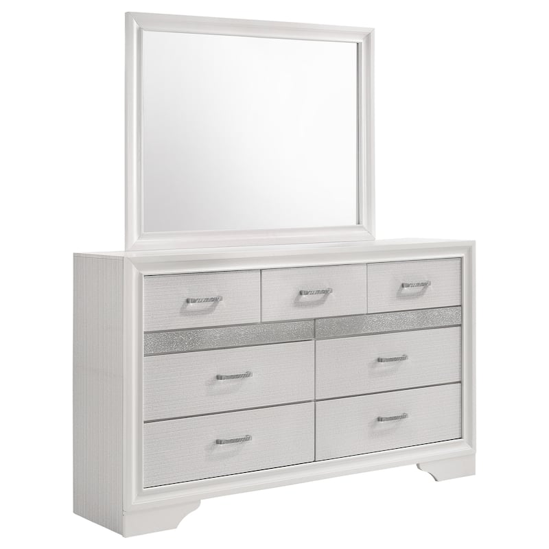 Miranda Contemporary Wood 7-drawer Dresser White