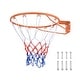 preview thumbnail 3 of 19, Basketball Rim, Wall Door Mounted Basketball Hoop, Heavy Duty Q235 Basketball Flex Rim Goal Replacement with Net Multi-angle Base Design