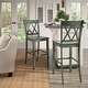preview thumbnail 6 of 16, Ronda X-Back Bar Height Chairs (Set of 2)