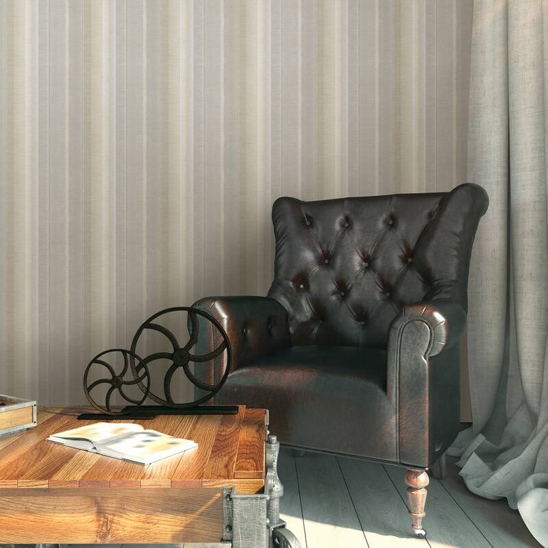 Brewster Potter Off-White Flat Iron Wallpaper - 20.5in x 396in x 0.025in
