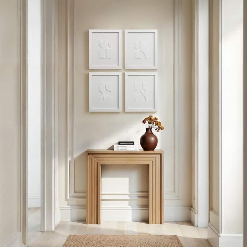 Renwil Ispra 19" Wide Wall Decor, Matte White