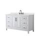 Option White / Giotto Quartz Top / Matte Black Hardware