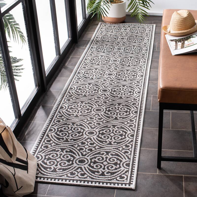 SAFAVIEH Linden Myriame Indoor/ Outdoor Waterproof Patio Backyard Rug