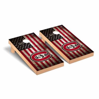St. Cloud State Huskies Cornhole Board Set - OHT Vintage Flag Version