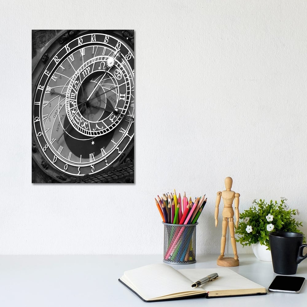 iCanvas "Astronomic Watch Praha 11" by Moises Levy Canvas Print