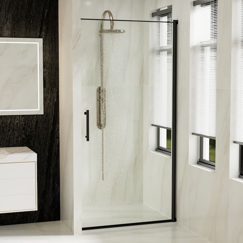 36 in.W x 72 in.H Pivot Frameless Glass Shower Door