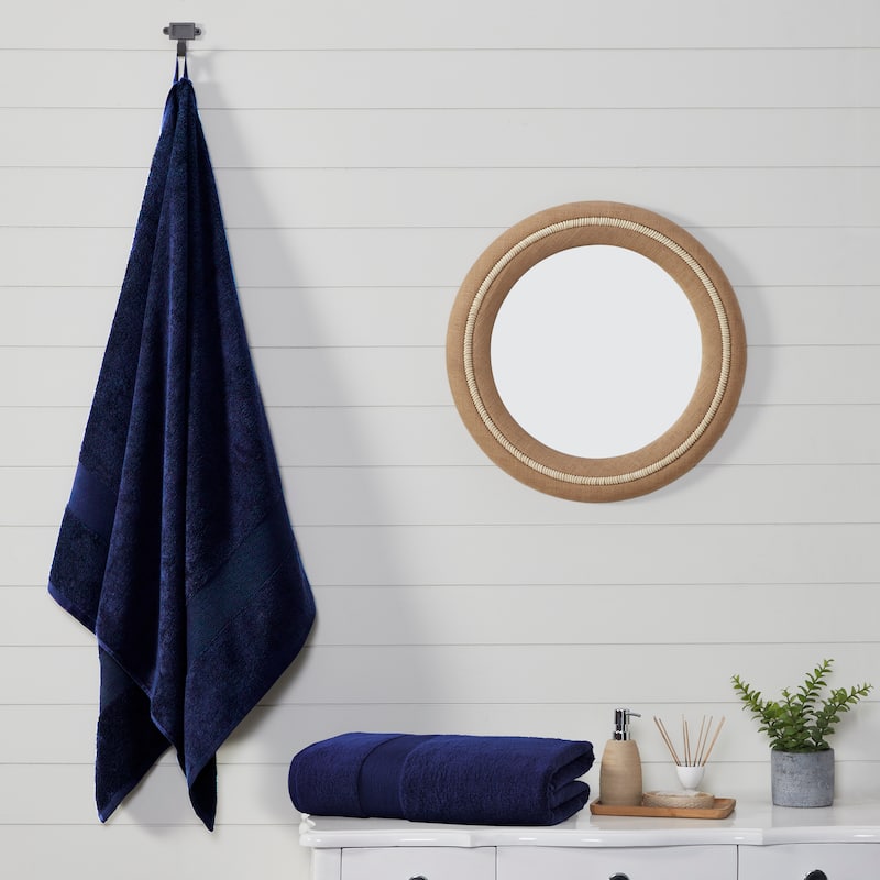 Fabstyles Camelot Bath Sheet 600 GSM Zero-Twist Cotton Set of 2 - 36"x67"