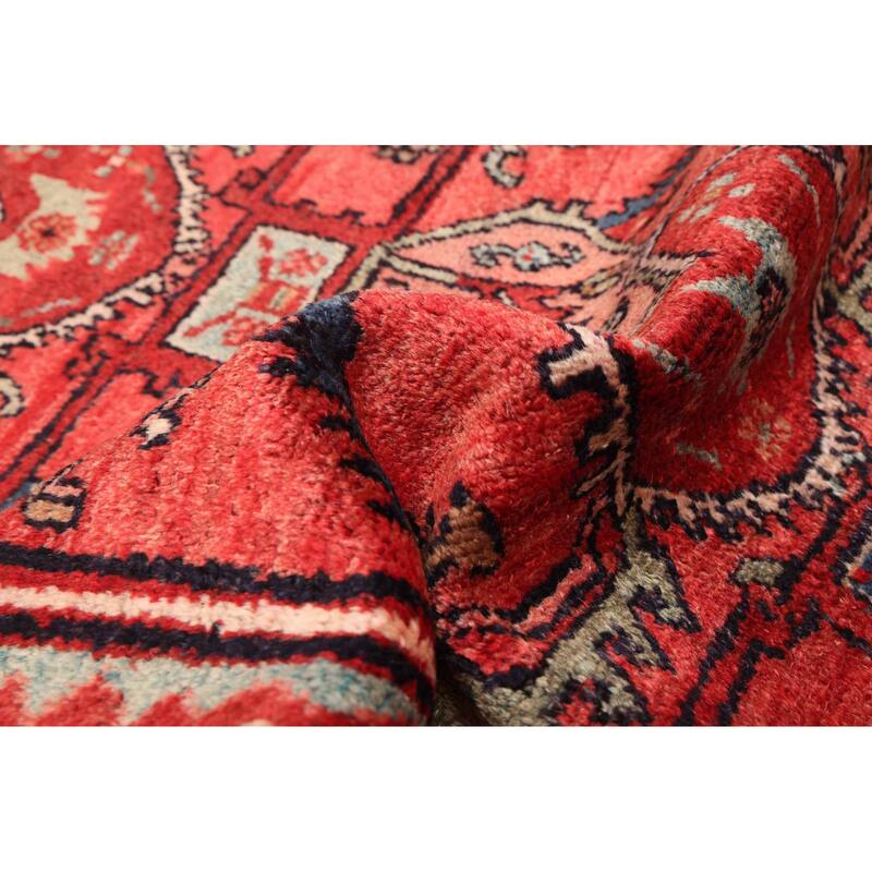 ECARPETGALLERY Hand-knotted Anadol Red Wool Rug - 3'8 x 9'9