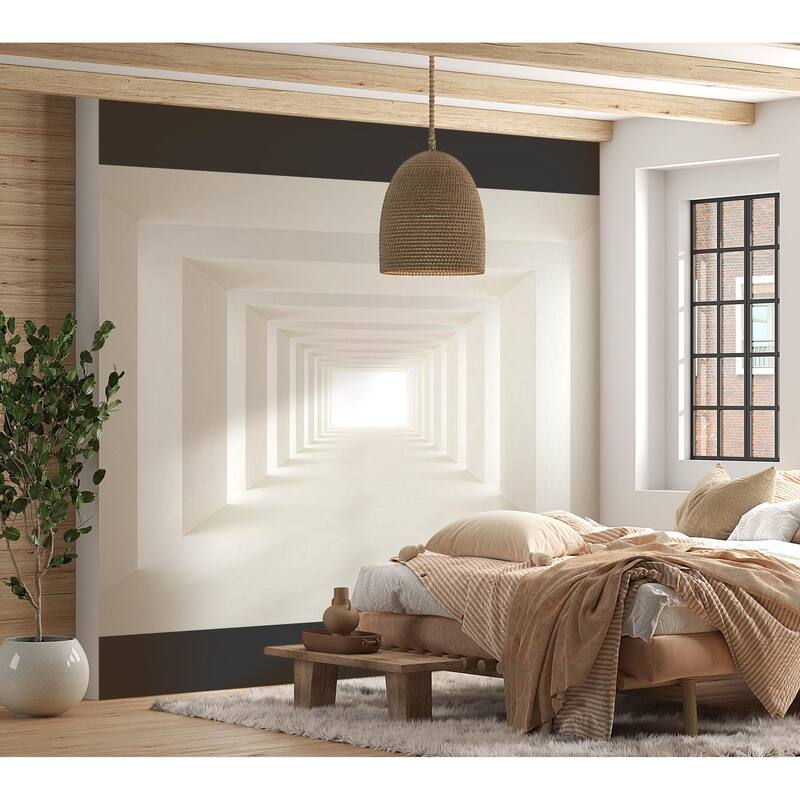 3D Illusion Non-pasted Wallpaper Wall Mural - Into The Light
