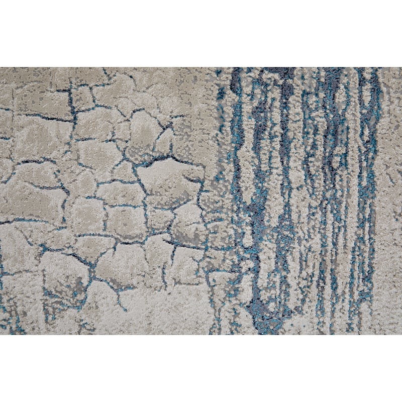 Grand Bazaar Armada Machine Made Abstract Modern Area Rug