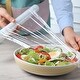 preview thumbnail 7 of 5, 3 In 1 Plastic Wrap Dispenser With Cutter And Magnetic Bottom Gray