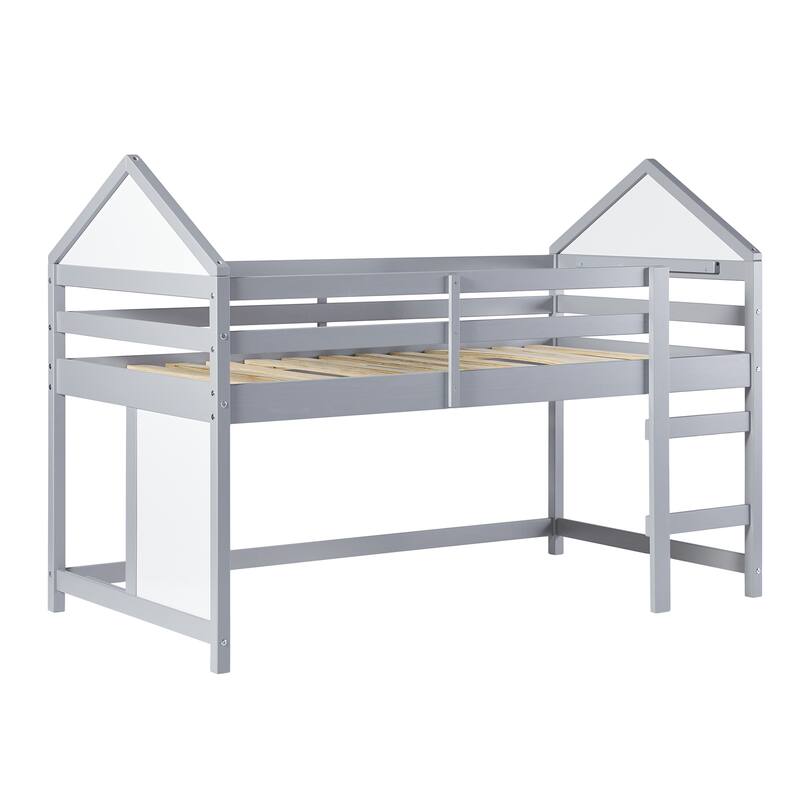Walker Edison Wood Low Loft Bed