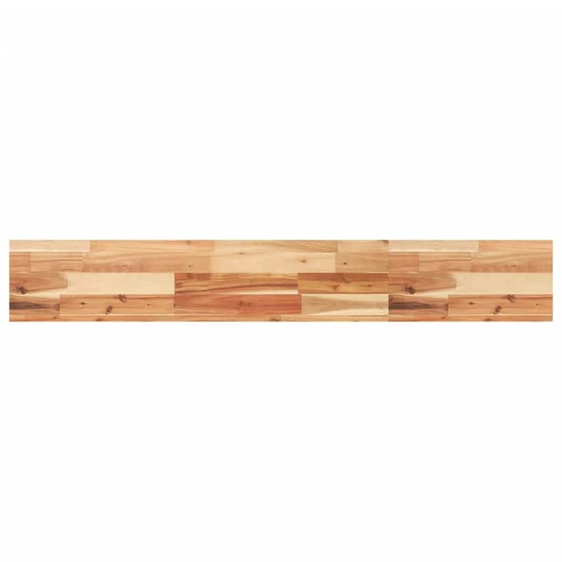 vidaXL Table Top Natural Solid acacia wood 55.1 x 7.9 x 1.6 in Durable - 7.9 x 55.1 x 1.6 in