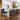 26 in. Set of 3 Upholstered Bar Stools Counter Height Barstool 360° Swivel with Curved Backrest, Armless Stool