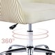 preview thumbnail 63 of 117, Corvus Braff Velvet Upholstered Adjustable Ergonomic Office Chair