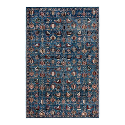 Serapi, One-of-a-Kind Hand-Knotted Area Rug - 6' 0" x 9' 1"