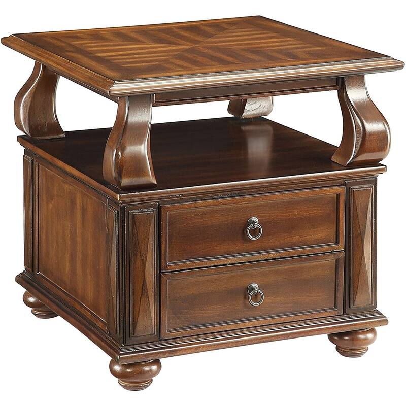 28' Wide End Table with Drawers and Shelf Bed Bath & Beyond 36034820