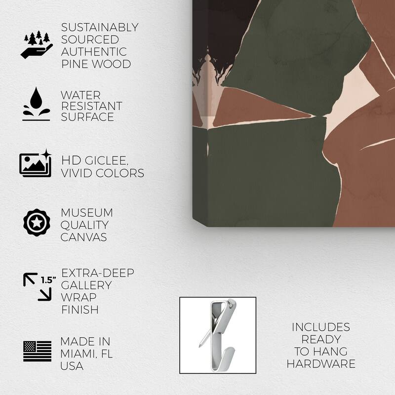 Wynwood Studio Fashion and Glam Peace and Nature Brown and Rustic Wall Art Canvas Print