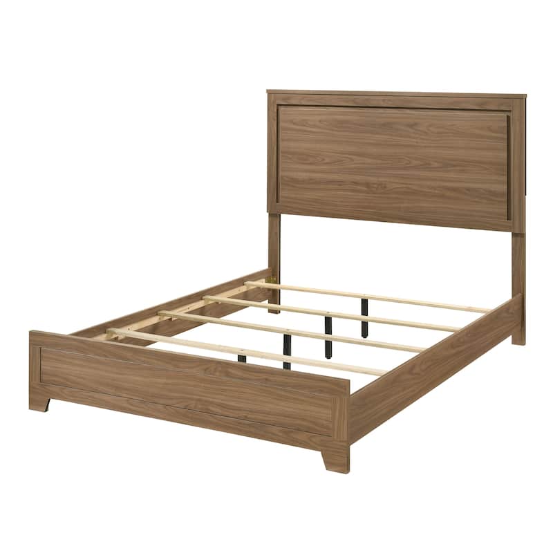 Furniture of America Nyess Modern Chestnut Brown 3-Piece Wood Bedroom Set