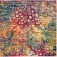 preview thumbnail 53 of 106, SAFAVIEH Monaco Shiloh Boho Abstract Modern Watercolor Area Rug 5' Square - Pink/Multi - Square