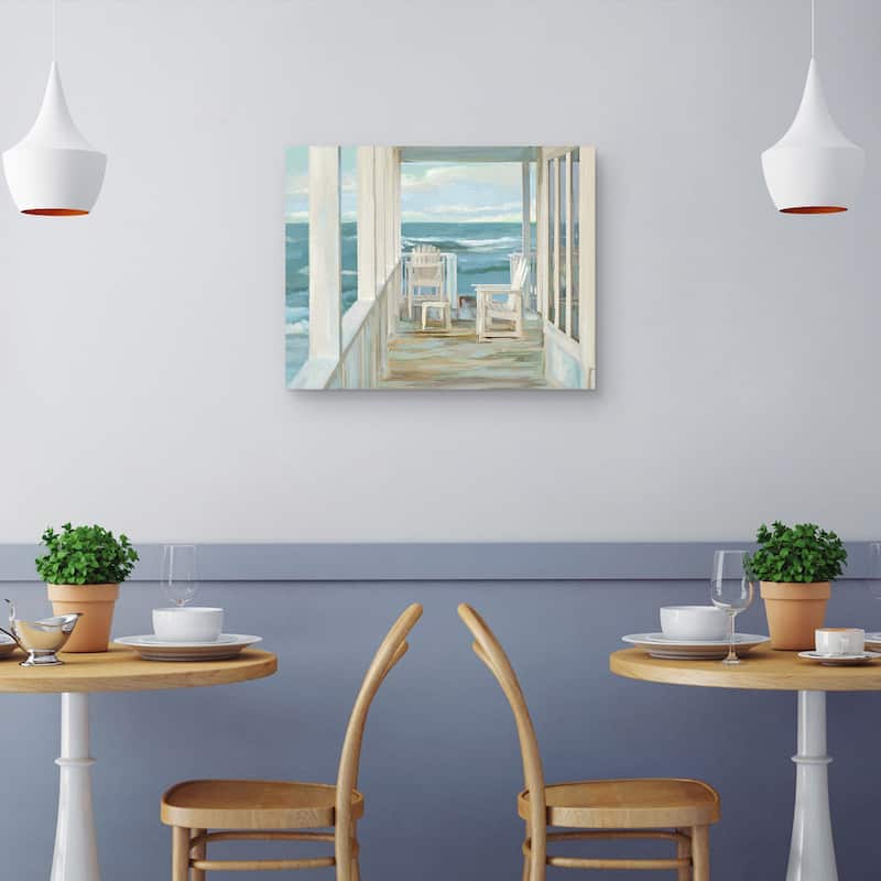 Oceanfront by Studio Arts Canvas Art Print