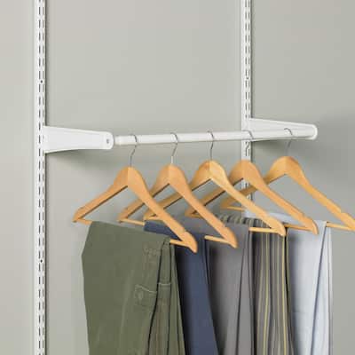 ClosetMaid ShelfTrack 24 - 48 inch Adjustable Hang Rod