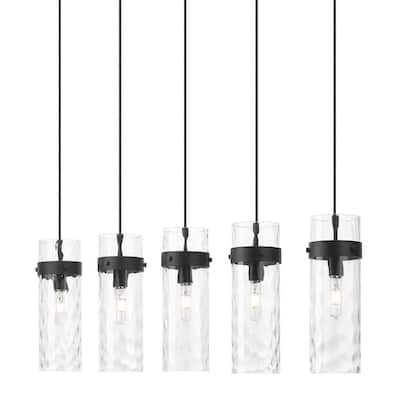Z-Lite 7002P5-5L Fontaine 5 Light 44" Wide Linear Chandelier