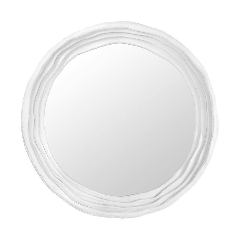 Terra 30" Mirror, Limestone - 30 - 30 - White