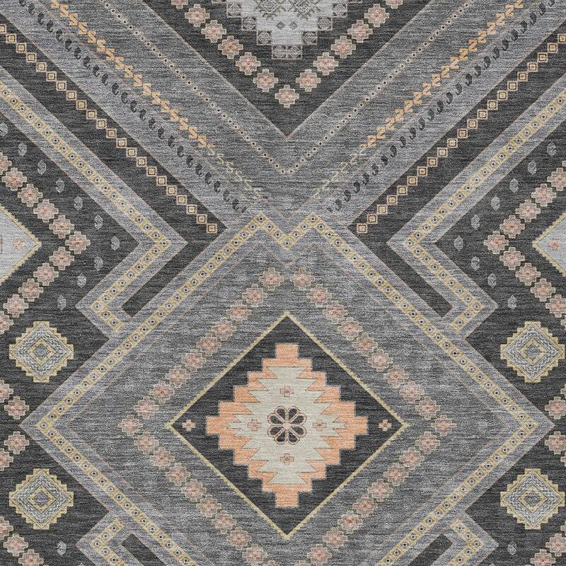 HomeRoots Tribal Transitional Rectangle Outdoor Rug