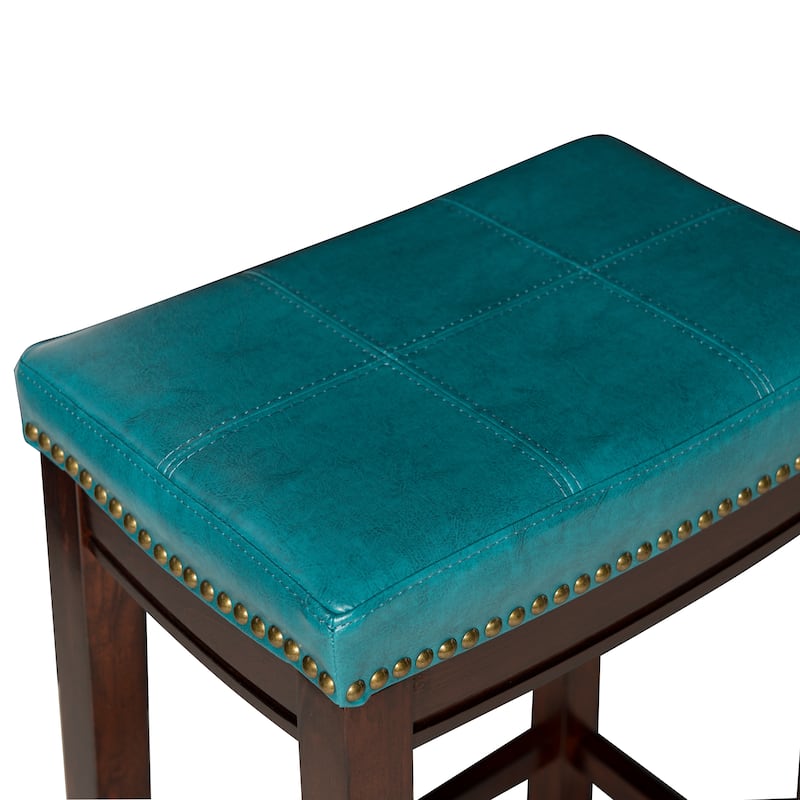 Linon Willamette Backless Upholstered Bar Stool - N/A