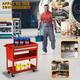 3-Tier Rolling Tool Cart with Drawer Steel Utility Storage Tool Box