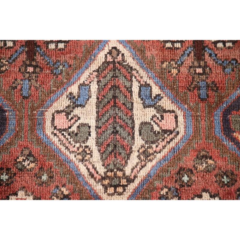 Bakhtiari Persian Vintage Area Rug Handmade Wool Carpet - 4'10"x 9'10"