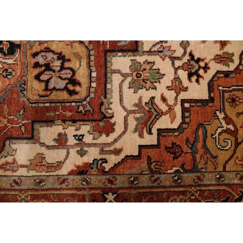 ECARPETGALLERY Hand-knotted Jules Sultane Ivory Wool Rug - 4'10 x 7'11