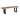 Jordan Knoll Bench Natural & Black - N/A