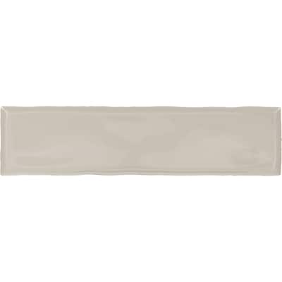 TileHQ 3" x 12" Ceramic Wall Tile in Glossy Beach Sand (48 PC per Carton) (12.00 SQFT per Carton)