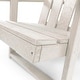 preview thumbnail 70 of 172, Shoreline Fully Assembled All-Weather HDPE Outdoor Folding Modern Adirondack Chair