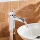 preview thumbnail 32 of 47, Vibrantbath Vessel Sink Faucet Waterfall with Pop Up Drain
