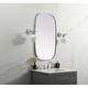 preview thumbnail 10 of 9, Elegant Lighting MR2B2440 Brynn 24" W x 40" H Modern Oval Bathroom