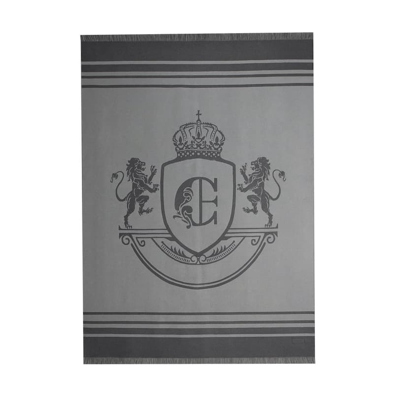 HomeRoots 54" X 74" Charcoal Wool Acrylic Blend Woven Throw Blanket