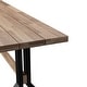 preview thumbnail 6 of 5, SEI Furniture Shenley Weather-Resistant Contemporary Natural Wood Bench