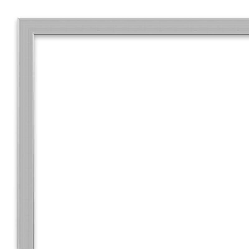 Hera Chrome Framed Natural Corkboard Bulletin Board