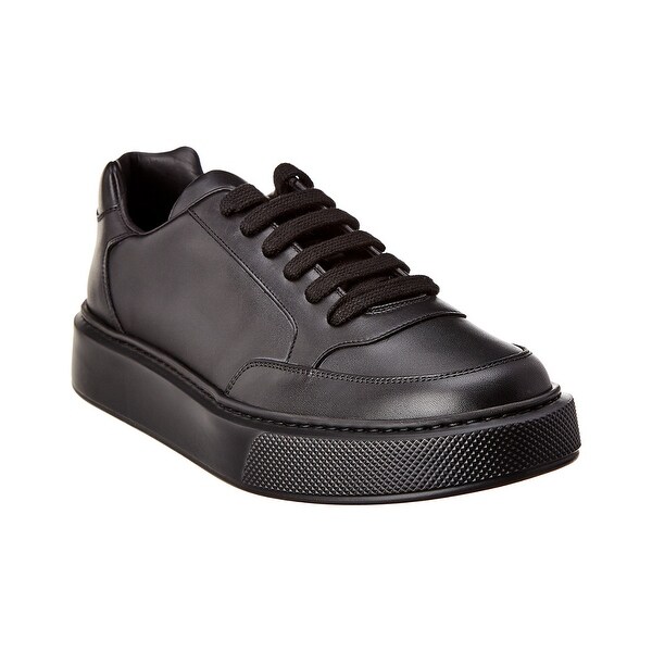prada leather platform sneakers