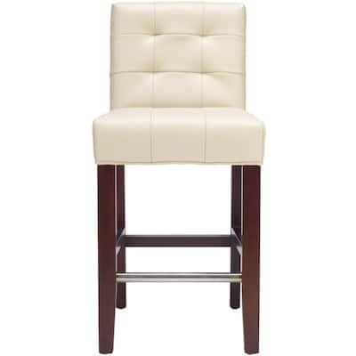 SAFAVIEH Lashunda 24-inch Counter Stool - 16.7" W x 20.1" L x 34.4" H - 17Wx20Dx34H