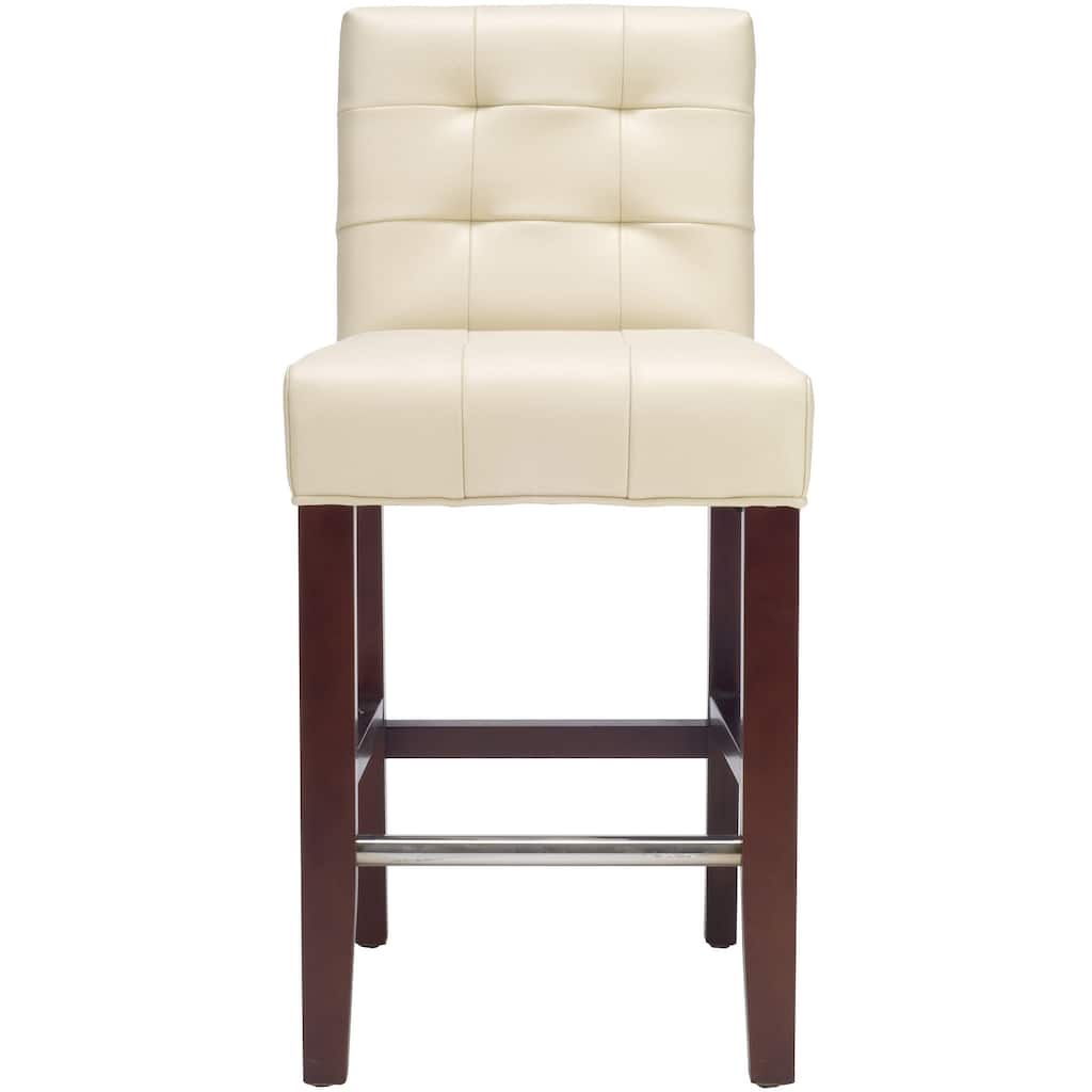 SAFAVIEH Lashunda 24-inch Counter Stool - 16.7" W x 20.1" L x 34.4" H - 17Wx20Dx34H